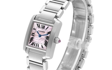 Cartier Tank Francaise Pink Mother