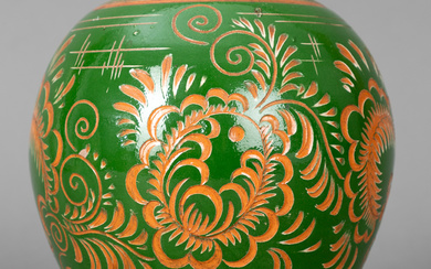 Ceramic pot vase, probably Slovakia/Prague, mid-20th century Jh.