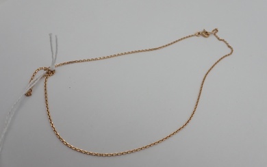Chaine en or, poids 2,6 gr, long 40 cm