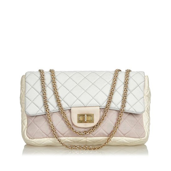 Chanel - Shoulder Bag Reissue Jumbo Nylon Flap Bag
