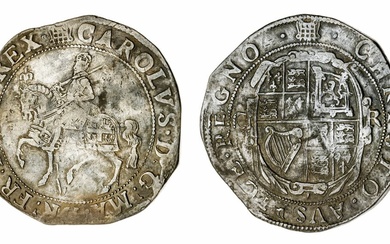 Charles I (1625-1649), Group II, Type 2c, Halfcrown, 1633-1634, Tower (under King), (m.m.) CARO...