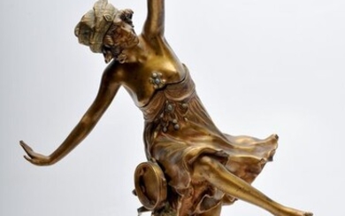 Charlotte Monginot - 'Bohème' - Gilt bronze sculpture