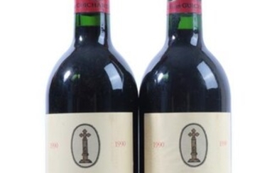 Château Vray Croix de Gay 1990 Pomerol (two bottles)
