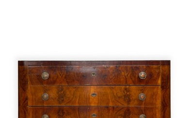Chest of drawers (1) - Bakelite, Brass, Walnut, Wood