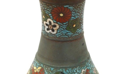 Chinese Bronze and Cloisonne Censer