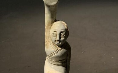 Chinese Han Dynasty Jade Carving of Dancing Lady