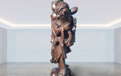 Chinese wooden sculpture made of rosewood.