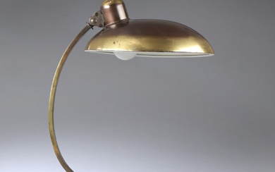 Christian Dell. Brass table lamp, model 'President'