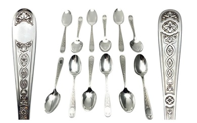 Christofle - Spoon (12) - Villeroy - Silver-plated