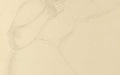 Christopher Wood (1901-1930) Seated Girl pencil on paper 47 x...