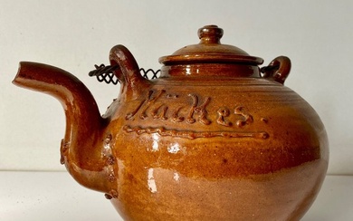 Coffee pot - Grote orginele 19e eeuwse Siegerländer Mäckes veldkoffiepot - Stoneware