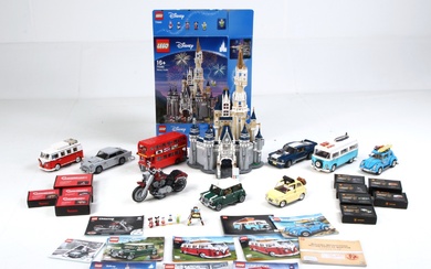 Collection of discontinued LEGO Creator models with complete accessories