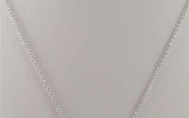 Comete - 18 kt. White gold - Necklace with pendant Pearl