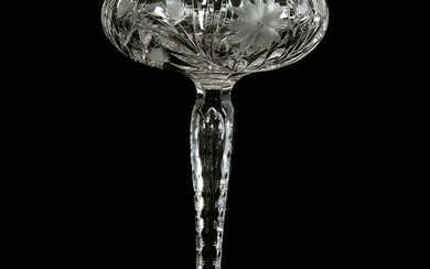 Compote, ABCG, Engraved Floral Motif