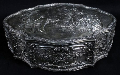 Contiental Sterling Silver Covered Box