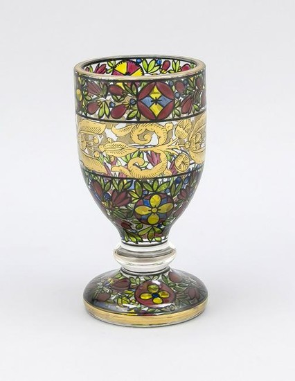 Cup glass, round domed st