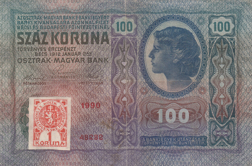 Czehoslovakia 100 Korun 1919