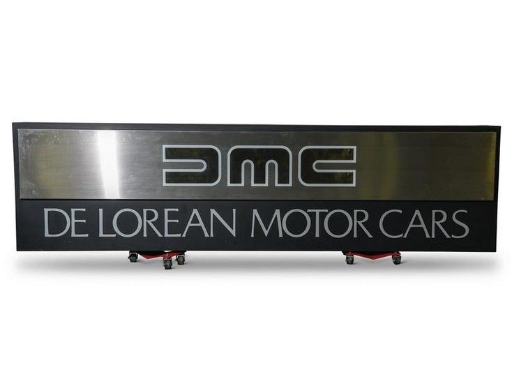 DMC DeLorean Motorcars Sign
