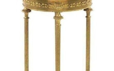 DORE BRONZE MARBLE TOP STAND