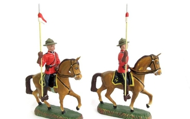 DURSO, "Mounted Police of Canada", two extremely rare...