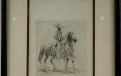 Edward Borein etching
