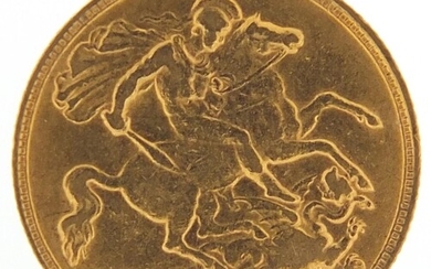 Edward VII 1902 gold half sovereign - this lot is sold witho...