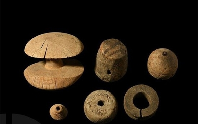 Egyptian Wooden Artefact Collection
