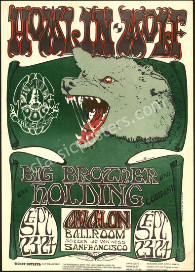 Elusive FD-27 Howlin’ Wolf Poster