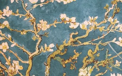 Exclusive Van Gogh fabric "almond blossom" - 300x280cm- Artmaison Artistic Design - Textile - 280 cm - 0.02 cm