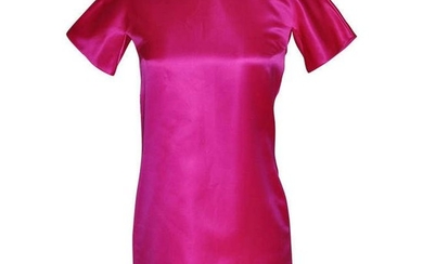 F/W 2001 Tom Ford for Gucci Hot Pink Dress with Exposed