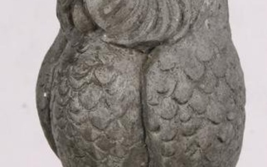 Figural Lead Owl garden Ornament