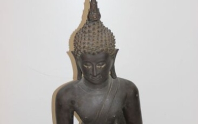 Figure (1) - Bronze - Buddha - 76cm- Thailand - 19th century