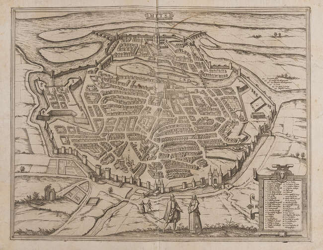 France.- Lorrain.- Braun (Georg) and Franz Hogenberg. Metz, c. 1575 [or slightly later]; and another (2)