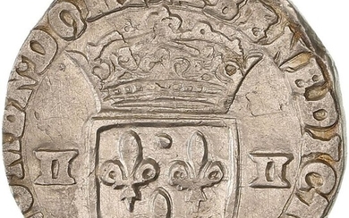 France. Louis XIII (1610-1643). 1/4 Écu 1611-L, Bayonne