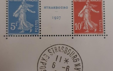 France N°2, postmark exhibition excluding stamps International Philatelic...