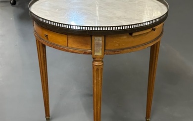 French Louis XVI Style Bouillotte Table