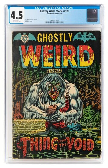 GHOSTLY WEIRD STORIES #123 * CGC 4.5 * Classic COLE