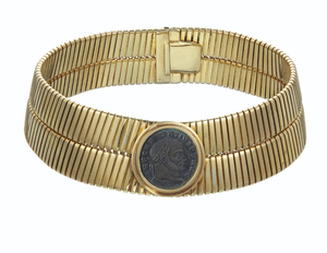 GOLD AND ANCIENT COIN 'TUBOGAS' NECKLACE, BULGARI
