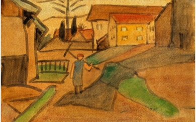 Gabriele Münter, 1877 Berlin – 1962 Murnau am Staffelsee, HAUS SCHUSTER-WINKLER, 1932