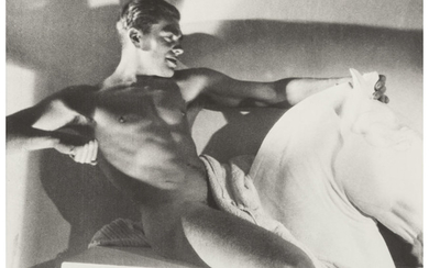 George Hoyningen-Huene (1900-1968), Horst in the Pose of an Ancient Greek Horseman (1932)