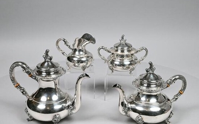 German Silver 4-Piece Tea & Coffee Service