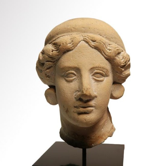 Greek Terracotta Head, Taranto, c. 5th - 4th Century