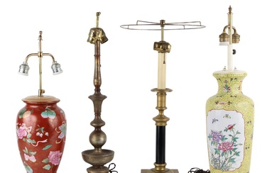 Group of Four Table Lamps