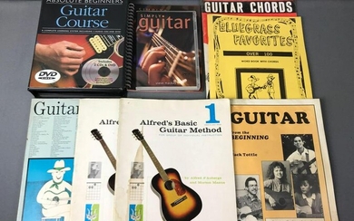 Guitar Instruction Lot : DVDs, Beginning Chords, and
