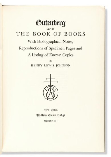Gutenberg Bible Facsimile Leaves and Publications