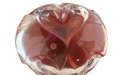 HEART CRYSTAL CLEAR PAPERWEIGHT
