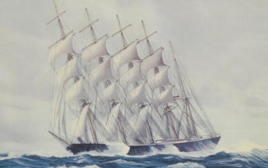 Hans Skalagard Clipper Ship Print