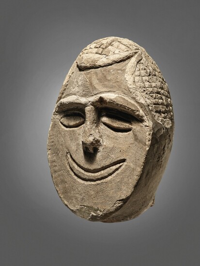 Head from an Ancestor Figure, New Ireland