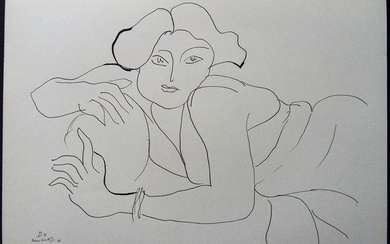 Henri Matisse (1869-1954) - Portrait de jeune femme
