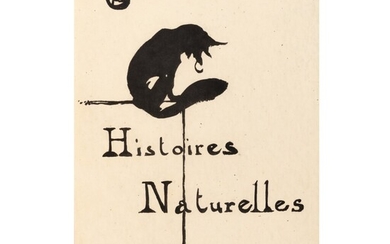 Histoires naturelles, 1899. Tirage à 100 ex. Reliure mosaïquée de P.L. Martin, Toulouse-Lautrec, Henri de -- Jules Renard
